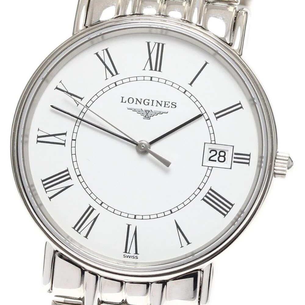 LONGINES Grand classic L4.720.4 Date white Dial Quartz Men's Watch - Picture 9 of 12